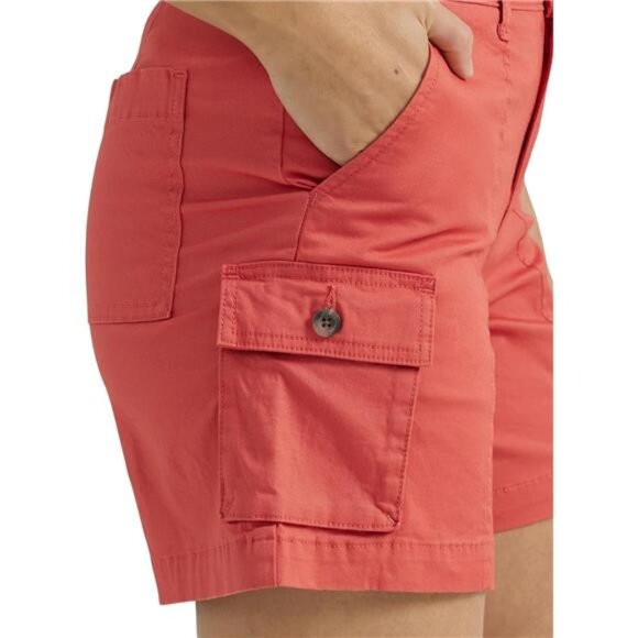 Women's Poppy Ultra Lux Comfort‎ With Flex-to-go Cargo Short Denim Jeans - Picture 4 of 6